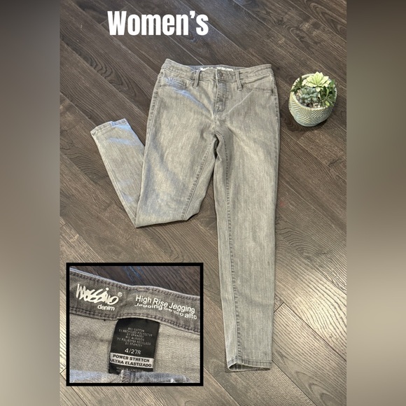 Like 🆕 Mossimo Grey High Rise Jegging Jeans - Picture 1 of 5